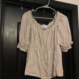 Old Navy Multicolor Smocked Blouse
